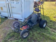 Manco Dingo off-road go kart, Briggs & Stratton 8 horse power engine, JC drive chain
