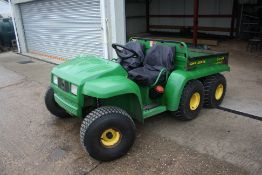 John Deere Gator 6 wheel 4 wheel drive, diesel, 2,150 hours approx, recently fitted new: front