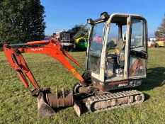 Kubota KX41-3V digger with 2ft bucket, 18" bucket and dyking bucket, 3,664 hrs, key in office