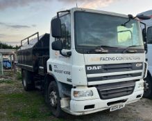 (09) DAF euro 4 hotbox truck, no MOT, Reg NX09 DPK, logbook & keys in office