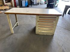 STANLEY VIDMAR WORKBENCH, TOOL BOX