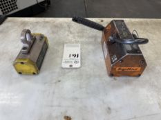 ERIEZ RPL-22 LIFTING MAGNET, 2200 LBS, SIMONDS LIFT MAG DL550