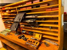 ASSORTED MICROMETERS, DIAL GAUGES, INSPECTION TOOLING