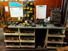 LOT OF COLLETS AND TOOLING