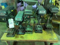 LOT OF SMALL DRILL PRESSES