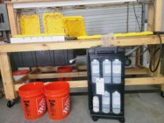 CUSTOM ANODIZING TABLE SYSTEM,CW-5200 INDUSTRIAL CHILLER,TEMPERATURE CONTROLLER,WANPTEK POWER SUPPLY