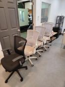 (5) OFFICE CHAIRS
