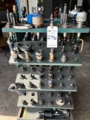 RACK OF TOOL HOLDERS AND TOOLING