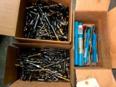 LOT OF DRILL BITS AND CARBIDE TOOLING
