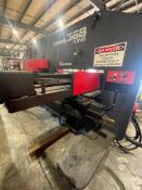 33 TON AMADA VIPROS 368 KING CNC TURRET PUNCH WITH LOADING TOWER AND UNLOADER SYSTEM