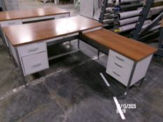 (5) L SHAPE DESKS