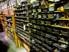 LOT OF TOOL STORAGE AND TOOLING, DRILL BITS, CARBIDE TOOLING, MILL TOOLING, HOSES