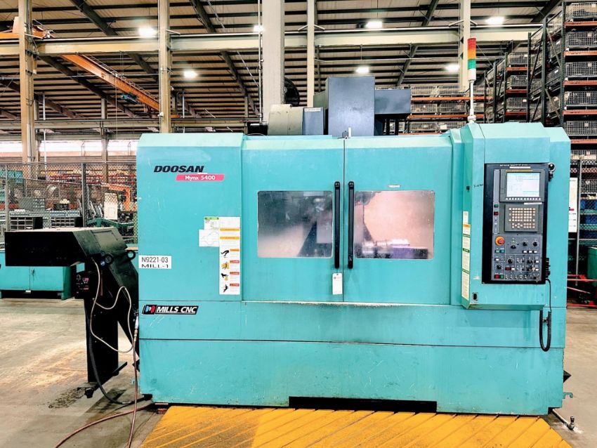 2012 Doosan Mynx 5400/40 CNC Vertical Machining Center