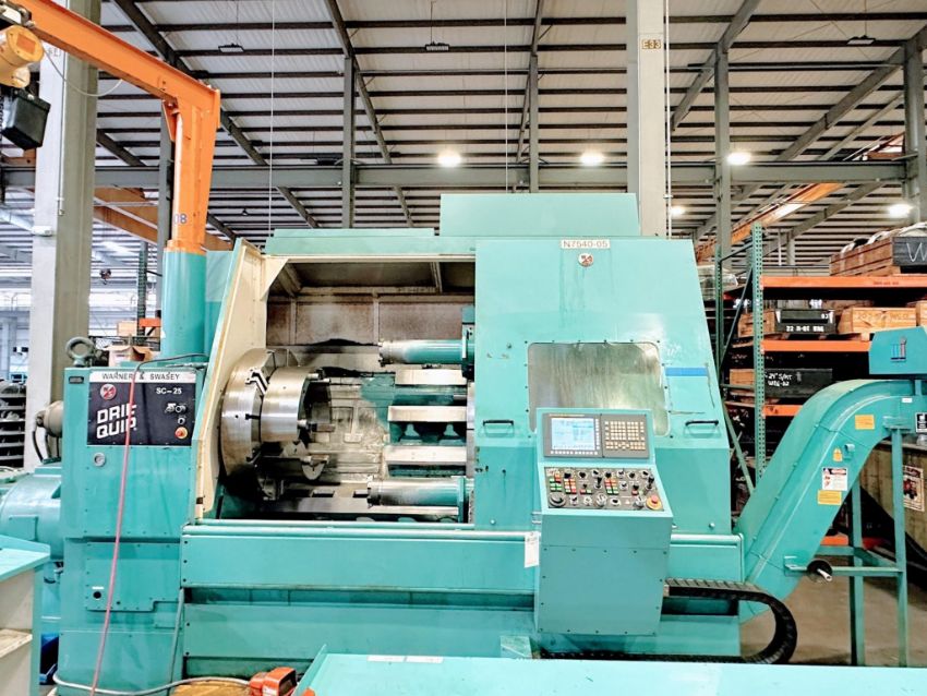Warner and Swasey SC-25 CNC 4 Axis Turret Lathe