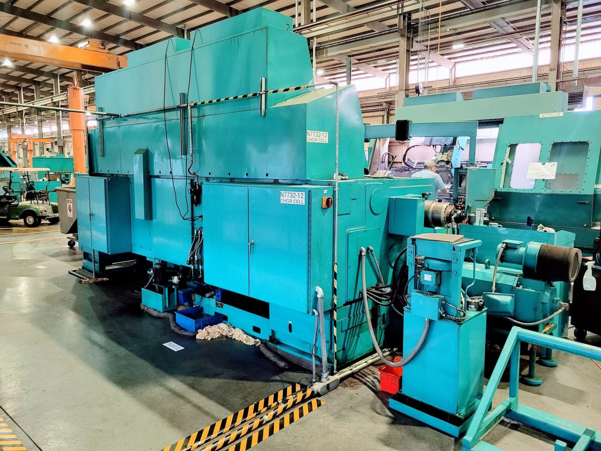 WARNER AND SWASEY SC-32/ LB5 4 AXIS CNC LATHE, DUAL SPINDLE, FANUC ...