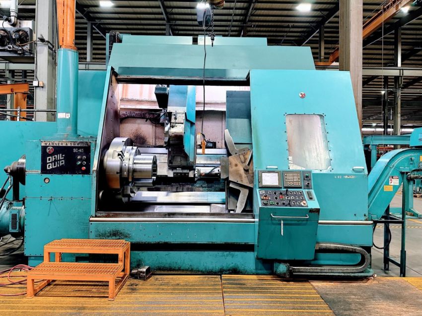 Warner and Swasey SC-45 4 Axis CNC Turret Lathe