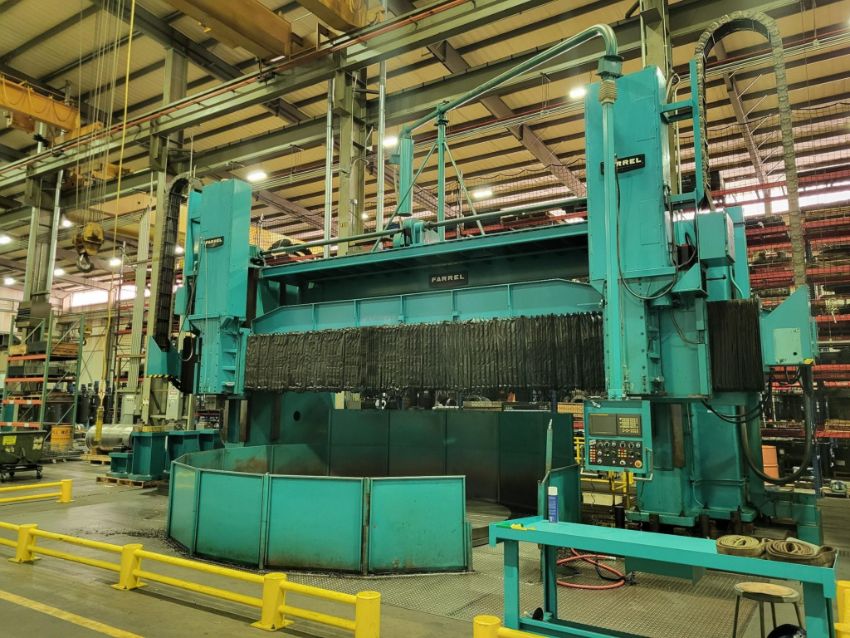 Farrell CNC Series 1200/1400 Vertical Boring Mill and Turning Lathe