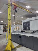 JIB CRANE 12' WITH ELECTRIC CHAIN HOIST