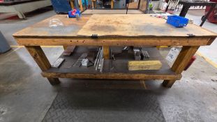 WOODEN WORK BENCH