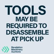 TOOLS MAY BE REQUIRED TO PICK UP YOUR PURCHASES