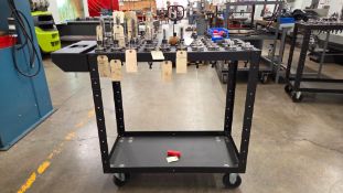 CAT 40 TOOL CART WITH CAT 40 TOOLING