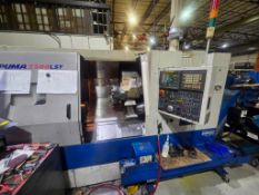 2007 DOOSAN PUMA 2500 LSY CNC TURNING CENTER LIVE TOOL, SUB SPINDLE, BAR FEED, Y AXIS, CHIP BLASTER