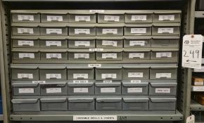 TOOLING LOT - SET OF INDEXABLE DRILLS & INSERTS, INSERT KEYS & ORGANIZER