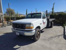 1993 FORD F-SUPER DUTY FLATBED DELIVERY TRUCK