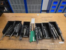 TOOLING LOT - HSS TAPER SHANK DRILLS, 0.1875
