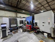 2014 DOOSAN NHM 6300 600MM CNC HMC WITH 10 PALLET LPS MULTI PALLET SYSTEM