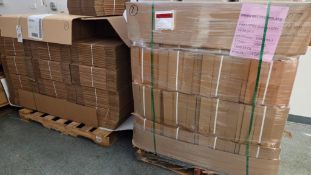 (2) PALLETS 6PK WHISKEY PACKAGING BOXES & DIVIDERS