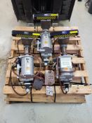 (3)AIR MITE SC3300 PNEUMATIC ARBOR PRESS