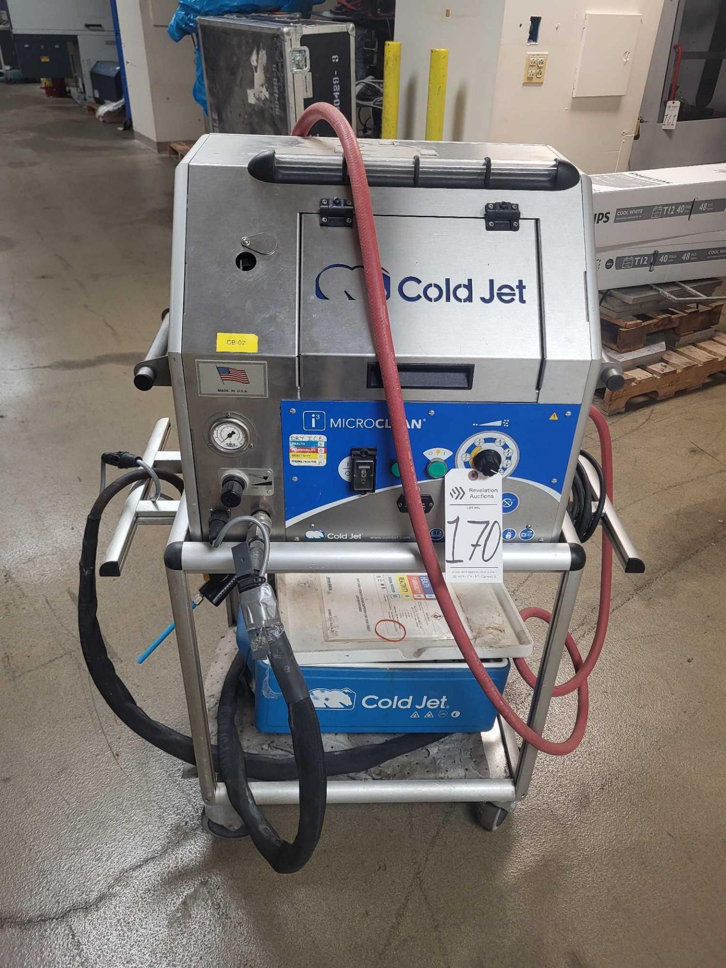 COLDJET MICROCLEAN DRY ICE BLASTING MACHINE SN: MICROCLEAN-595 Item ...