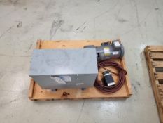 ACME ELECTRIC 15 KVA 480V GENERAL PURPOSE TRANSFOMER AND BALDOUR 3HP MOTOR