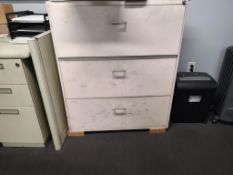 (3) HORIZONTAL METAL FILING CABINET
