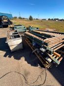 ASSORTED MOTORIZED ROLLER CONVEYORS AND PARTS