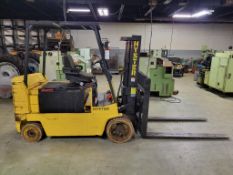 1996 HYSTER E120XL 12,000LB CAPACITY ELECTRIC FORKLIFT