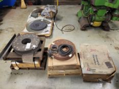 ASSORTED PARTS AND GRINDING WHEELS FOR LOTS # 177, 178, 179