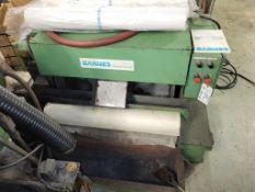 BARNES MPE-20 COMBINATION MAGNETIC & FABRIC FILTER WITH FABRIC ROLLS