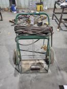 HEAVY DUTY TORCH CART WITH CUTTING TORCH ACCESSORIES