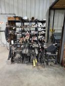 CUSTOM STEEL BARSTOCK RACK FILLED WITH BAR STOCK *BAR STOCK INCLUDED