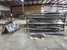 SHEET RACKS FILLED ASSORTED SHEET STOCK