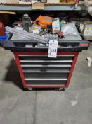 CRAFTSMAN 706-654-950 5 DRAWER ROLLING TOOLBOX FILLED WITH ASSORTED PNEUMATIC FITIINGS