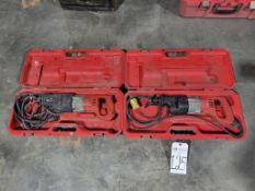 (2) MILWAUKEE CORDED SAWZALLS