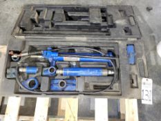 WESTWARD 3ZC69A 10 TON HYDRAULIC RAM SYSTEM KIT