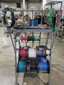WHEELED WIRING CART FILLED WITH WIRE *WIRE INCLUDED