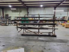 CANTILEVER RACK FILLED WITH BAR STOCK *CONTENTS INCLUDED