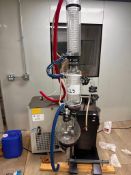 ROTARY EVAPORATOR GLASS WITH COOLING PUMP ON STAND