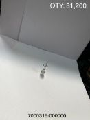 GLASS BODY SCREW-IN CARTRIDGE - 0.5 GRAM1.8MM - QUANTITY: 31,200