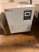 TRANSFORMER, 240 VOLT CONVERTING TO 380 VOLT. ON WHEELS